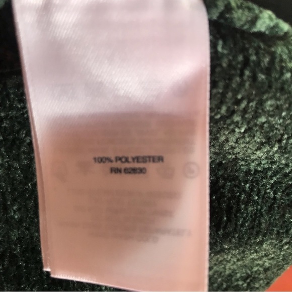 Land’s End christmas green open cardigan - Picture 7 of 9